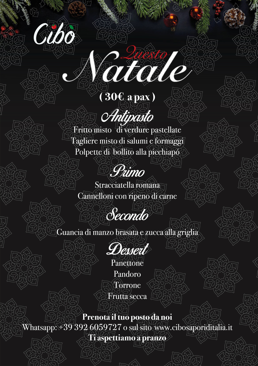 pranzo natale menu cefalù